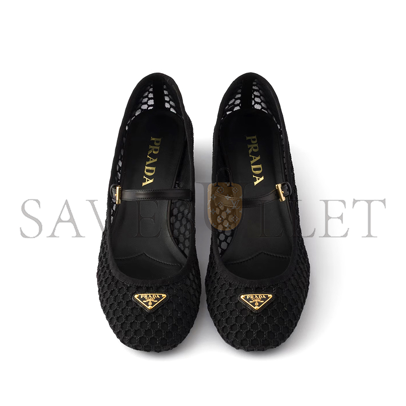Pra*a LOW HEEL MESH FABRIC BALLERINAS 1I324O